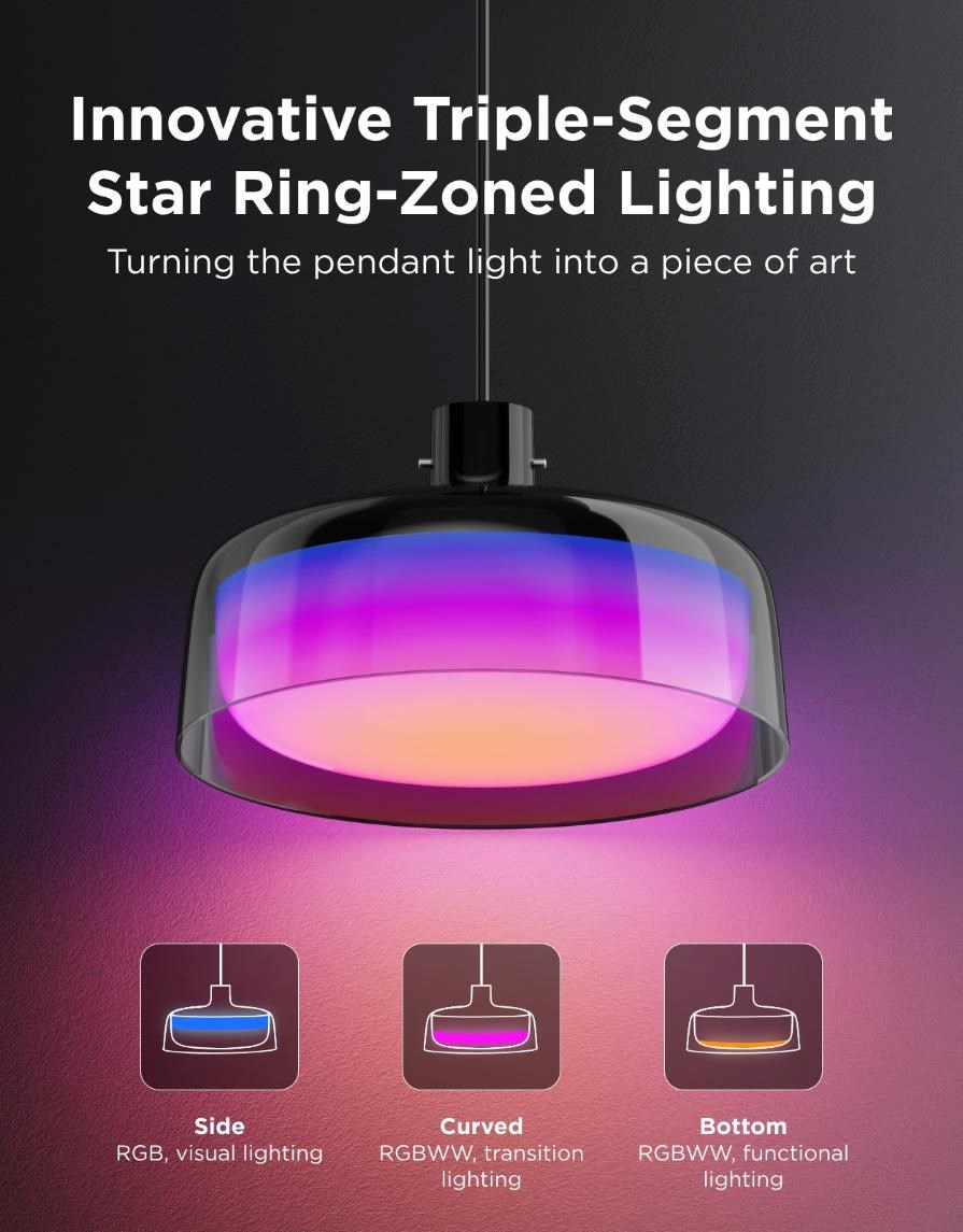 Govee Pendant Light RGBICWW závěsná lampa Matter1 