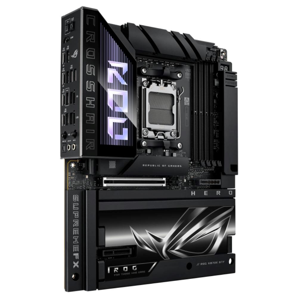 ASUS MB Sc AM5 ROG CROSSHAIR X870E HERO BTF,  4xDDR5,  WIFI,  1xHDMI,  2xThunderbolt,  ATX1 