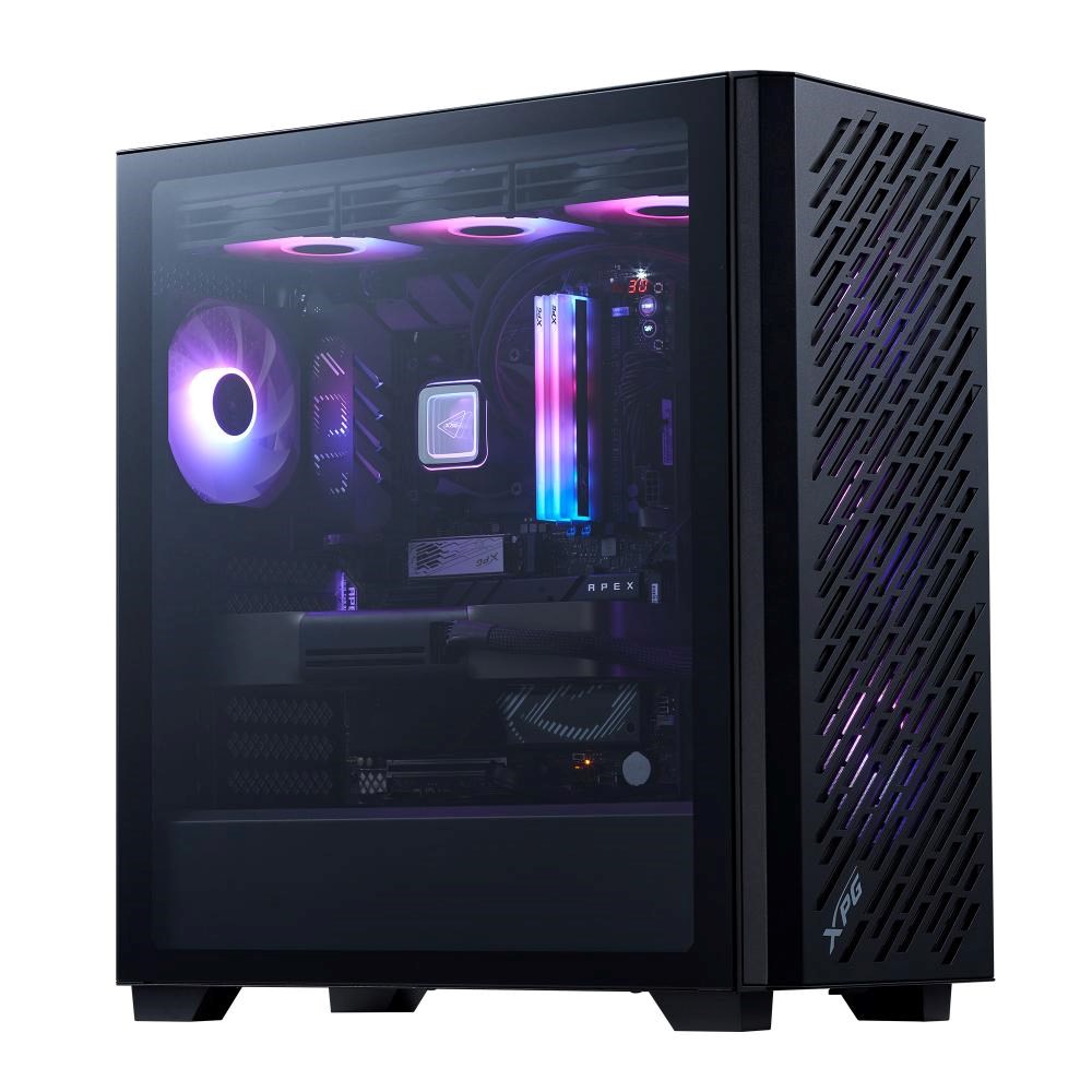 Adata XPG VALOR AIR PRO/ Midi Tower/ Transpar./ Čierna