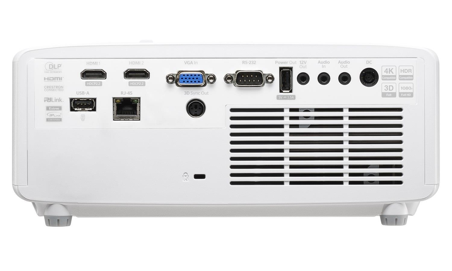 Optoma projektor ZH551 (DLP,  Laser,  3D,  Full HD,  5600 ANSI,  3M:1,  2xHDMI,  VGA,  USB-A power,  RS232,  RJ45,  repro 15W)4 