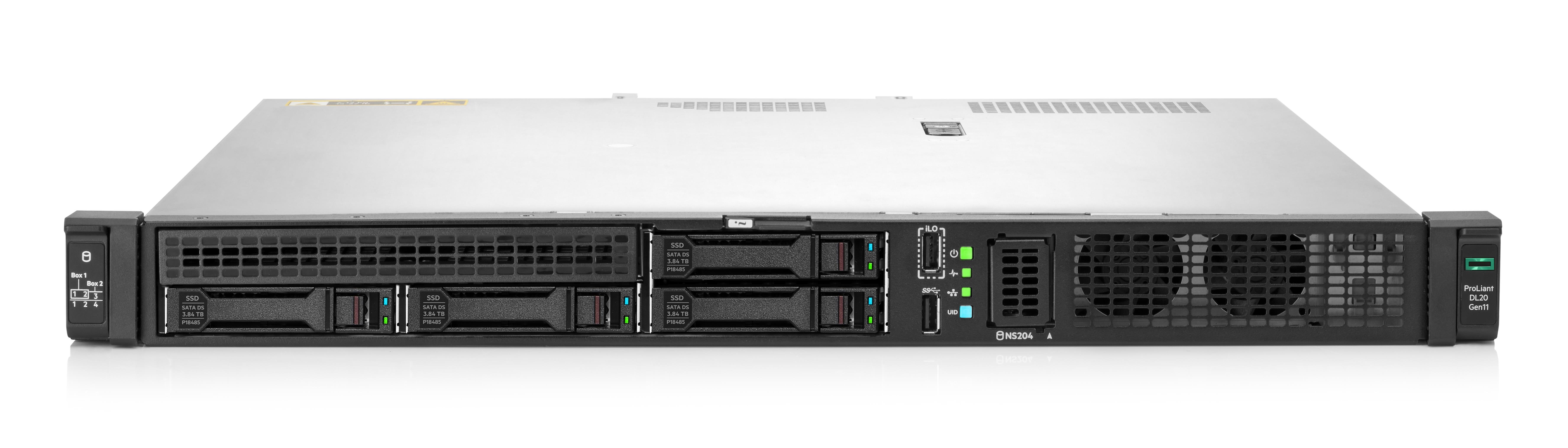 HPE PL DL20g11 6333P (3.1G/ 6C12T) 1x32G (P64339) 2x480GB VROC 4SFF 1x1000W 4x1G NBD333 Smart Choice0 