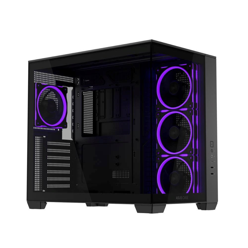 ASUS Case A32 PLUS TG ARGB,  ATX,  Průhledná bočnice,  4x 120mm ARGB Fan,  Černá1 