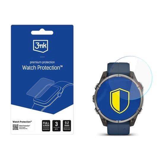 3mk hybridní sklo Watch Protection FlexibleGlass pro Garmin quatix 8 – 51mm0 