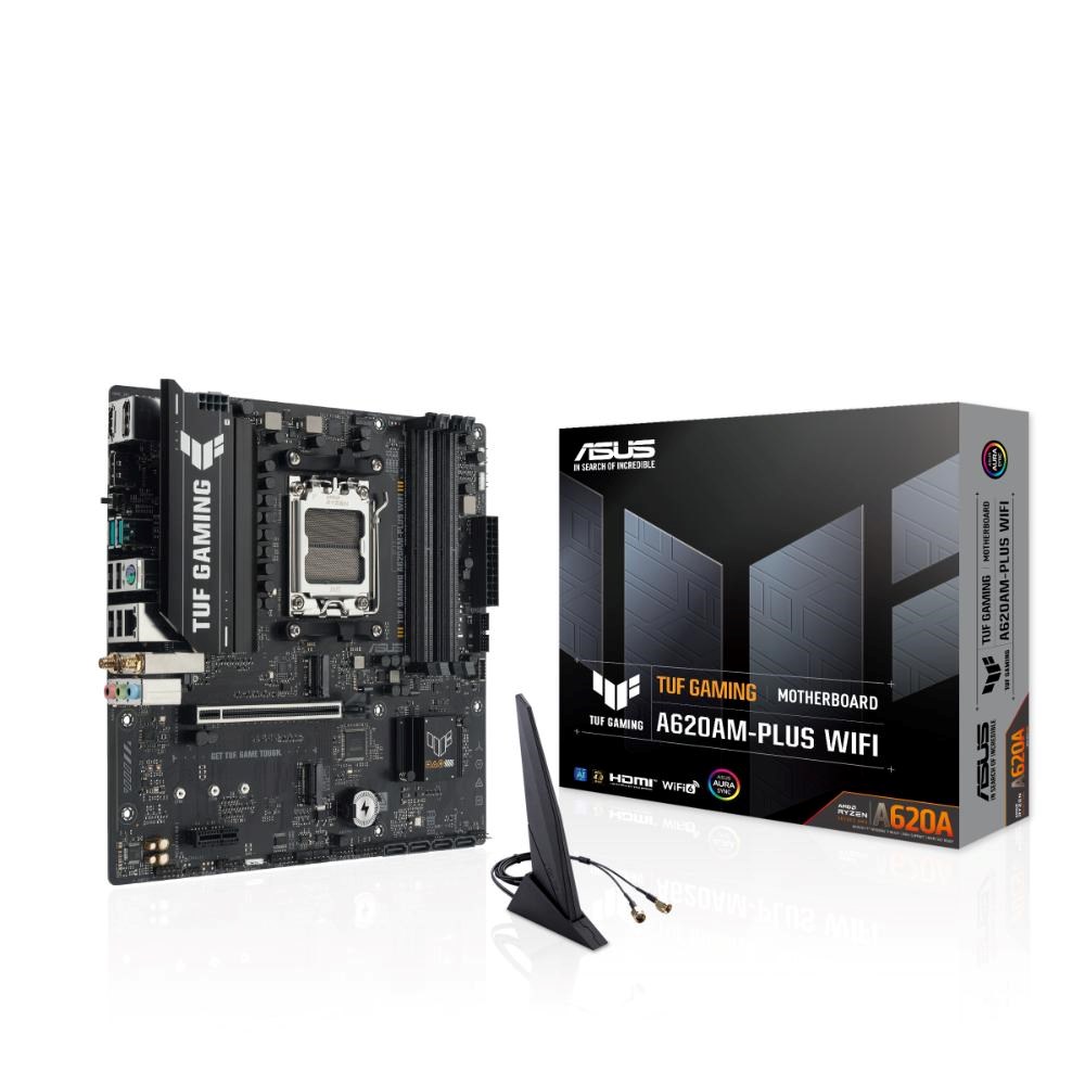 ASUS MB Sc AM5 TUF GAMING A620AM-PLUS WIFI,  4xDDR5,  2xDP,  1xHDMI,  mATX0 