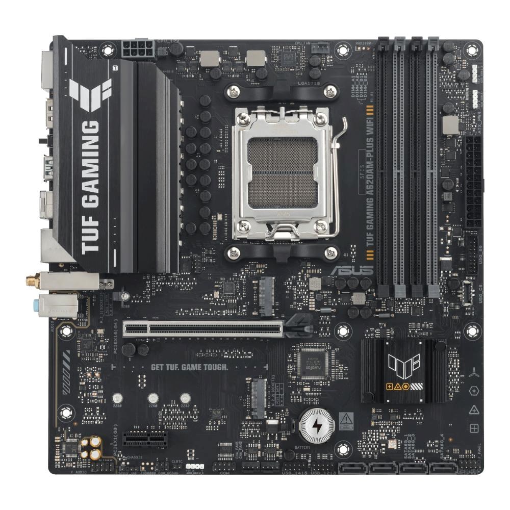 ASUS MB Sc AM5 TUF GAMING A620AM-PLUS WIFI,  4xDDR5,  2xDP,  1xHDMI,  mATX1 