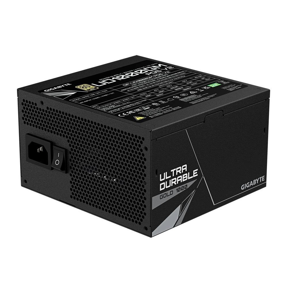 GIGABYTE zdroj UD1000GM PG5 V2 1000W,  120mm,  Plně modulární,  80 Plus Gold,  ATX 3.15 