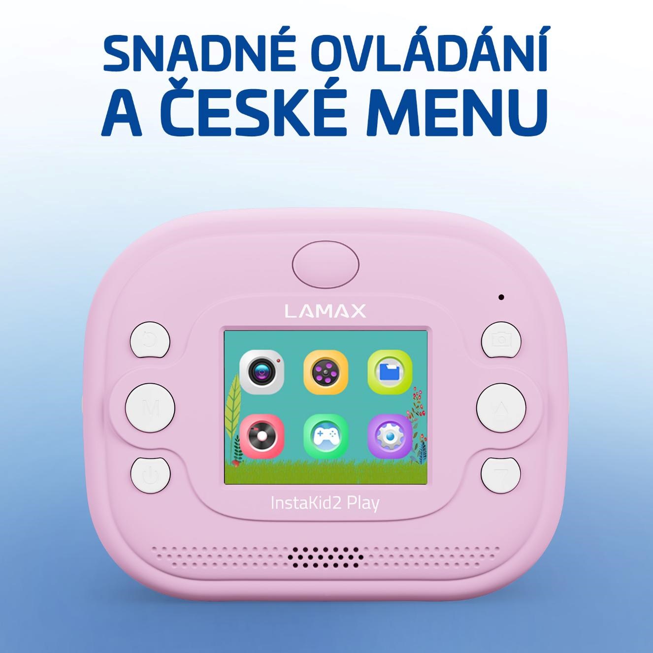 LAMAX InstaKid2 Play - pink6 