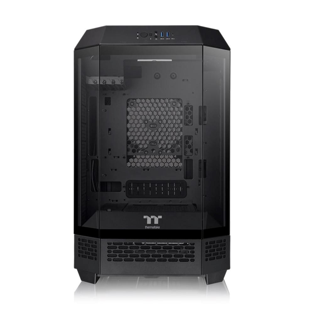 THERMALTAKE Case The Tower 300,  mATX,  Průhledná bočnice,  2x 140mm Fan,  černá1 