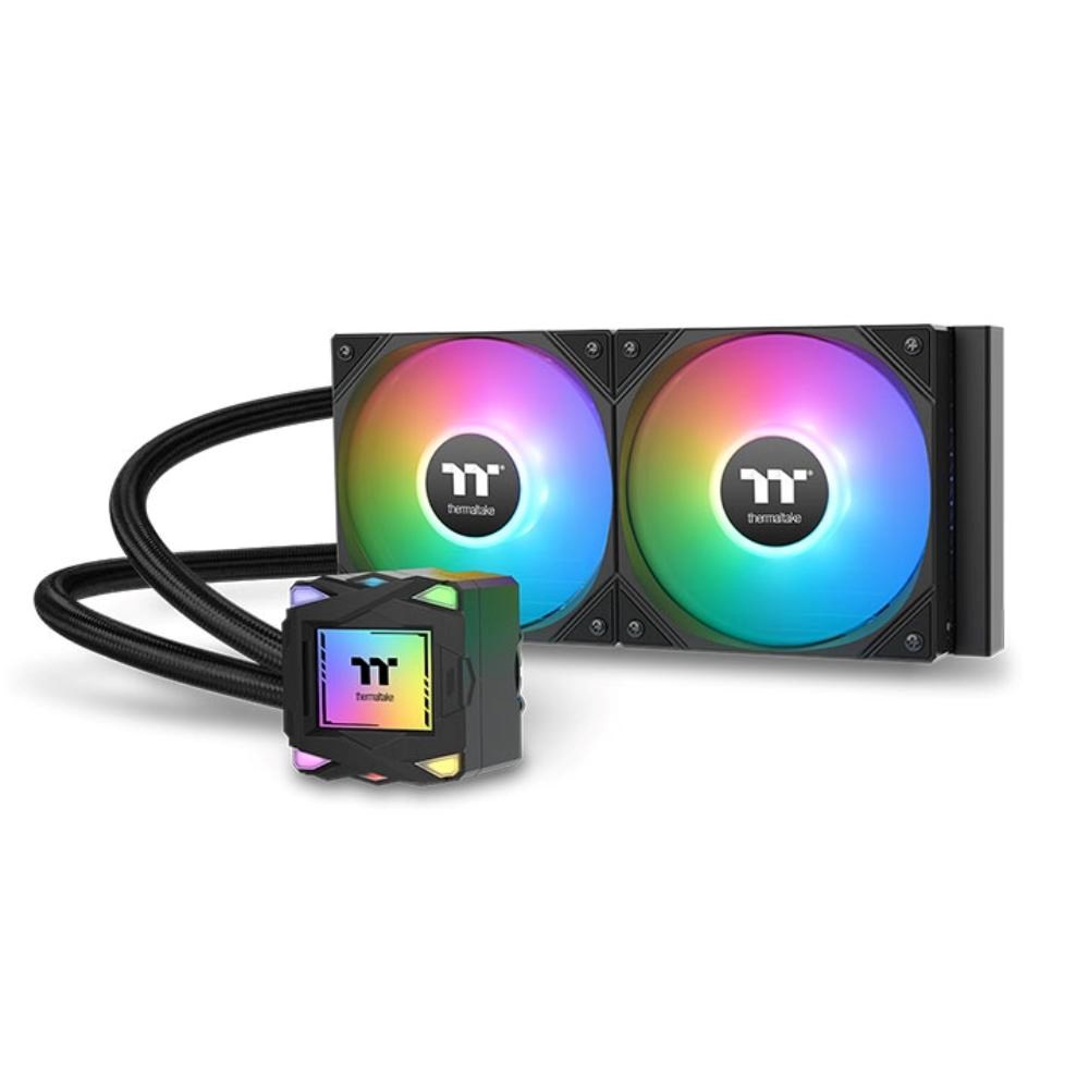 THERMALTAKE Vodní chladič LA240 ARGB,  2x120mm ARGB,  LGA1851,  AM5,  černá2 