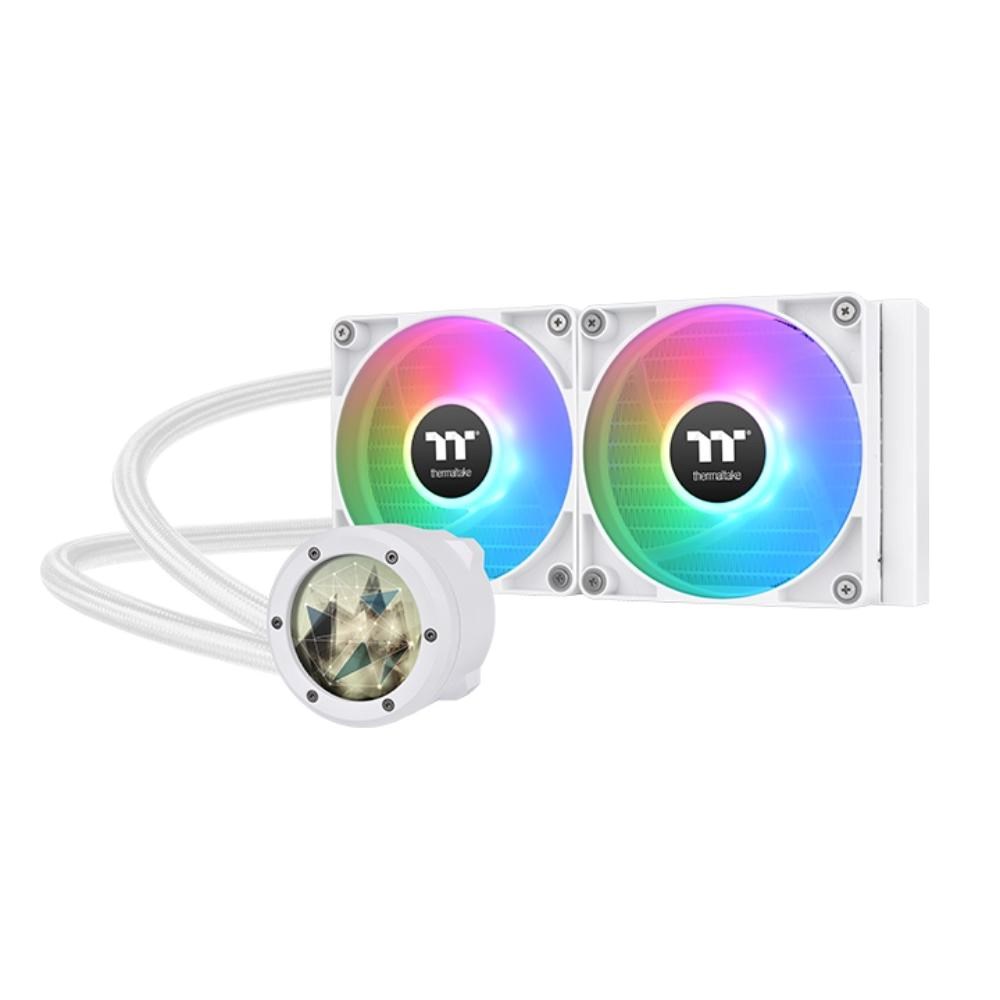 THERMALTAKE Vodní chladič TH240 V2 Ultra ARGB,  2x120mm ARGB,  LGA1851,  AM5,  bílá3 
