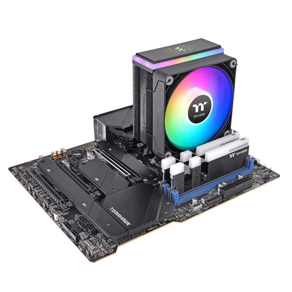 THERMALTAKE Chladič CPU Astria 400 ARGB,  1x120mm,  LGA1851,  AM5,  černá5 
