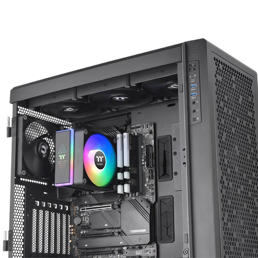THERMALTAKE Chladič CPU Astria 400 ARGB,  1x120mm,  LGA1851,  AM5,  černá4 