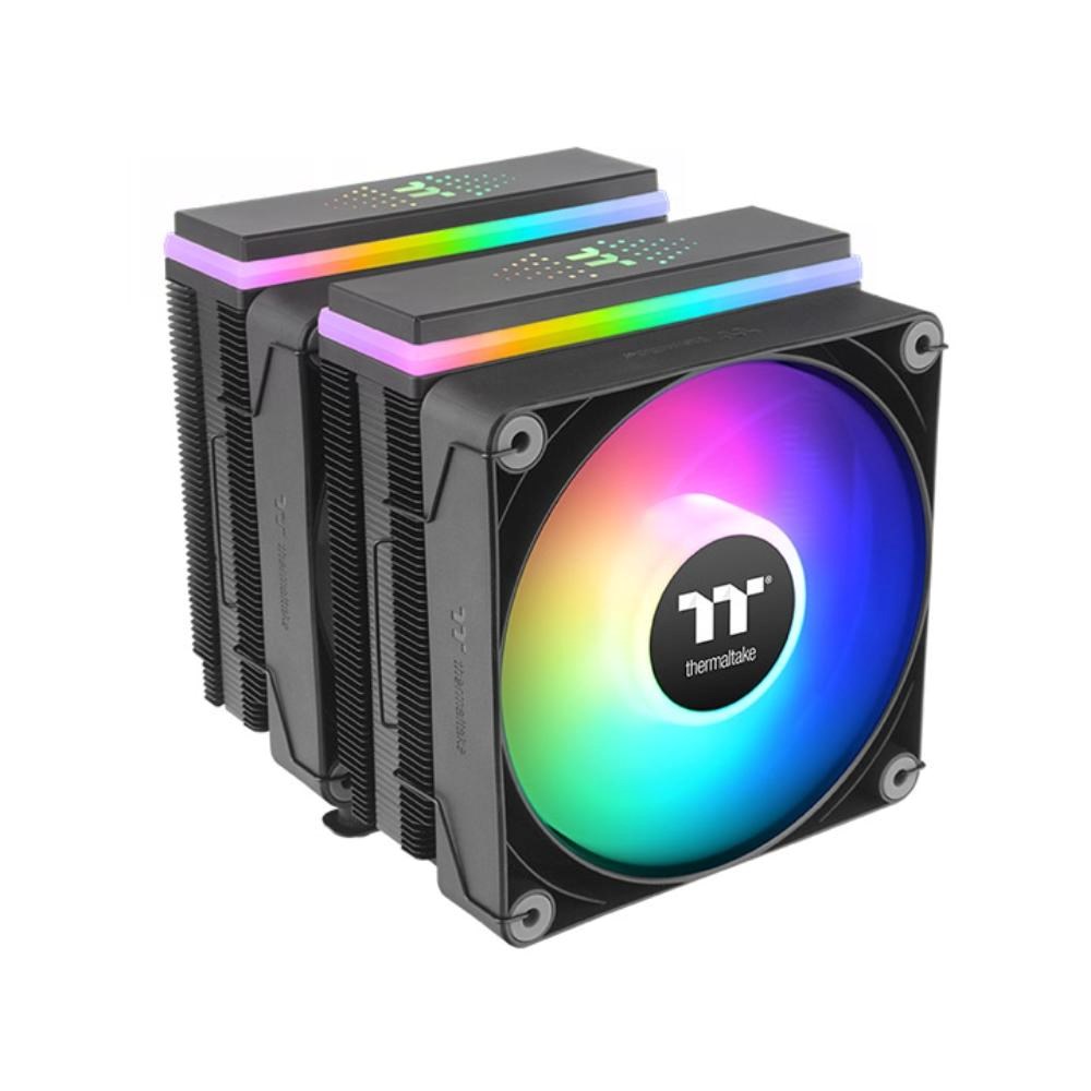 THERMALTAKE Chladič CPU Astria 600 ARGB,  2x120mm,  LGA1851,  AM5,  černá0 
