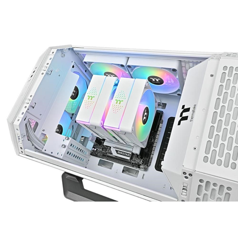 THERMALTAKE Chladič CPU Astria 600 ARGB,  2x120mm,  LGA1851,  AM5,  bílá4 