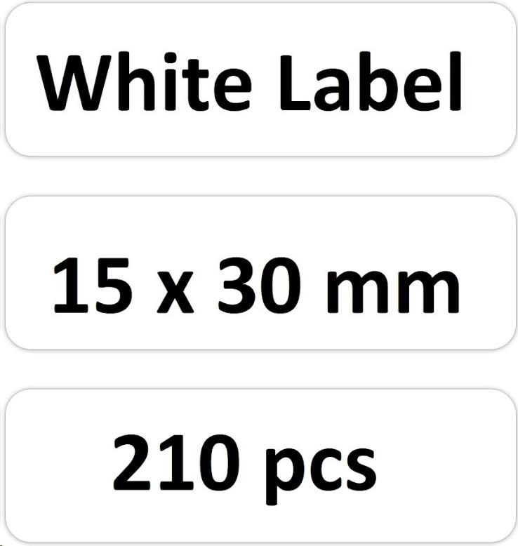 Niimbot štítky RP 15x30mm 195ks White pro D11 a D1104 