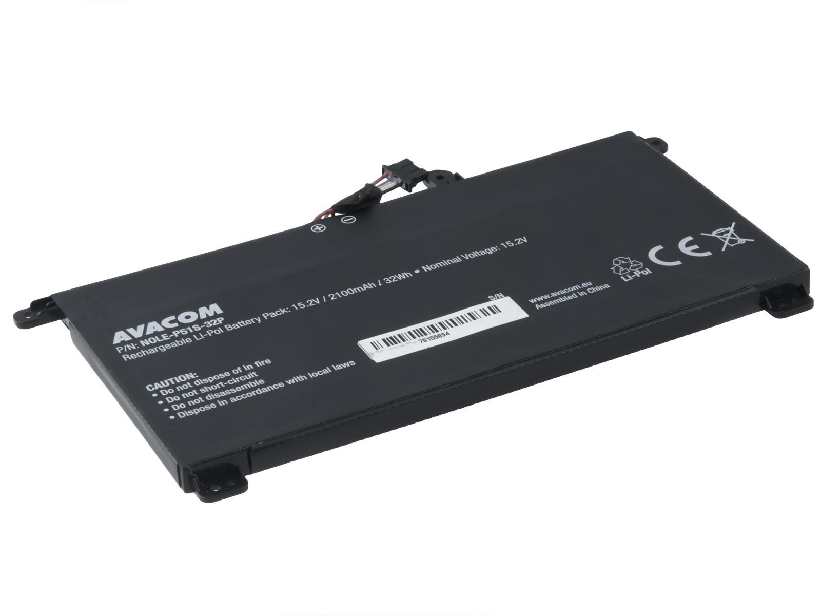 AVACOM batéria pre Lenovo ThinkPad P51S, T570, T580 Li-Pol 15, 2 V 2100mAh 32Wh