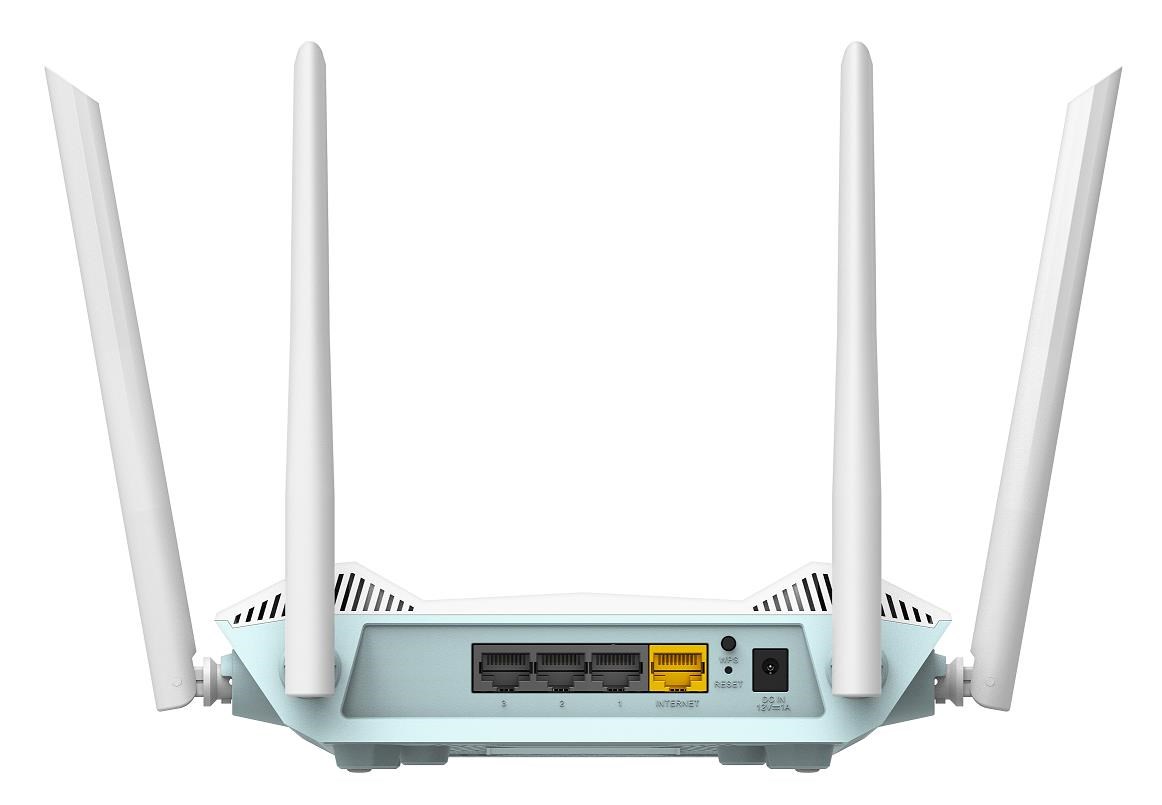 D-Link R15 Wireless AX1500 Wi-Fi 6 Router Eagle Pro AI,  3x gigabitový RJ452 