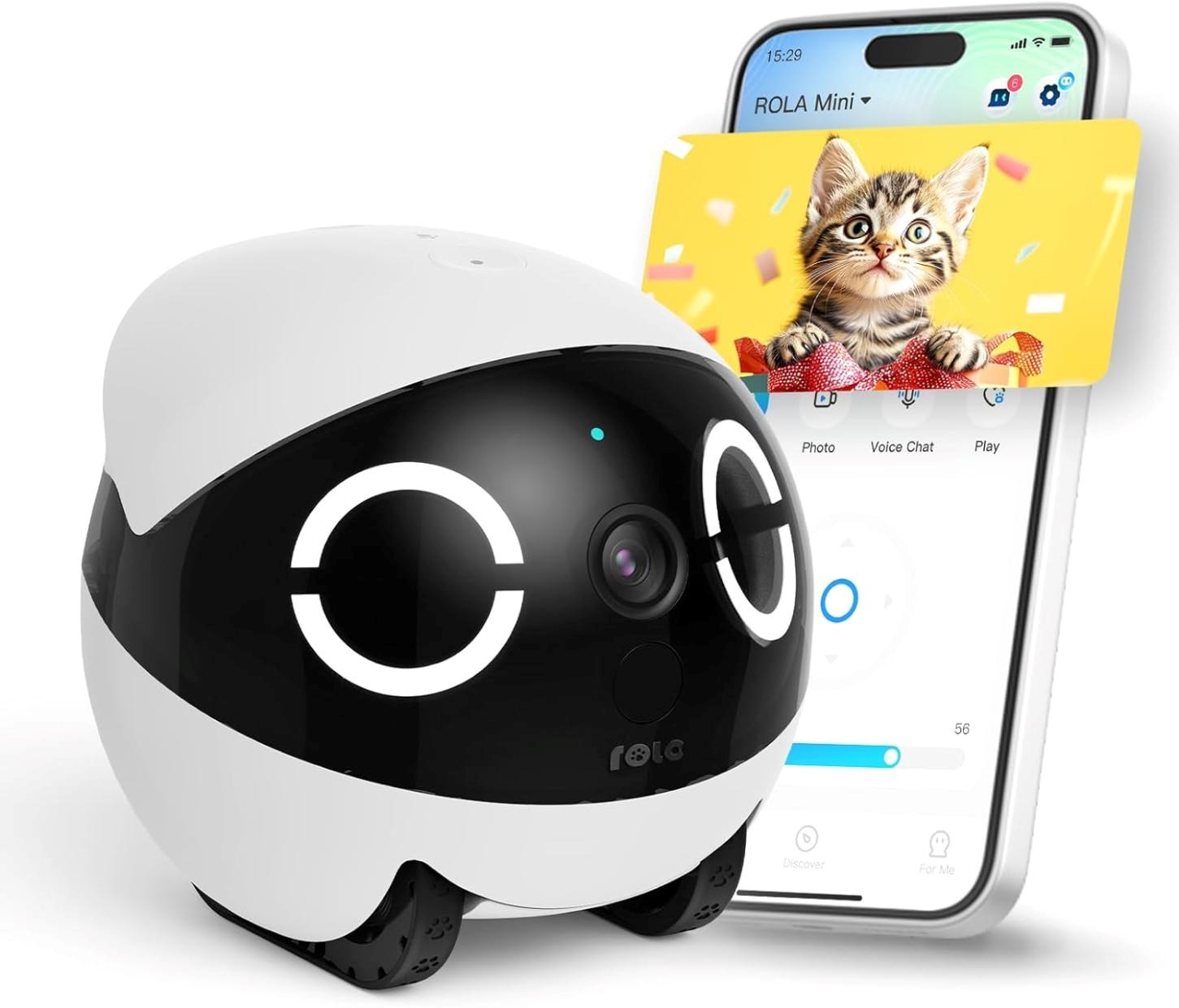Enabot ROLA Mini - Robotický společník s 2K kamerou0 