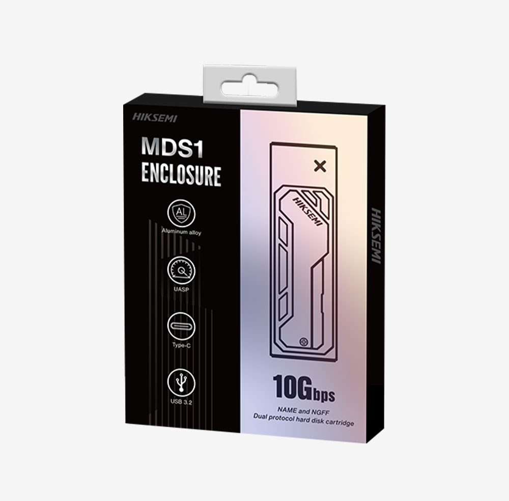 HIKSEMI externí box MDS1,  M.2 SATA NVMe Enclosure,  Až 2280,  černá2 