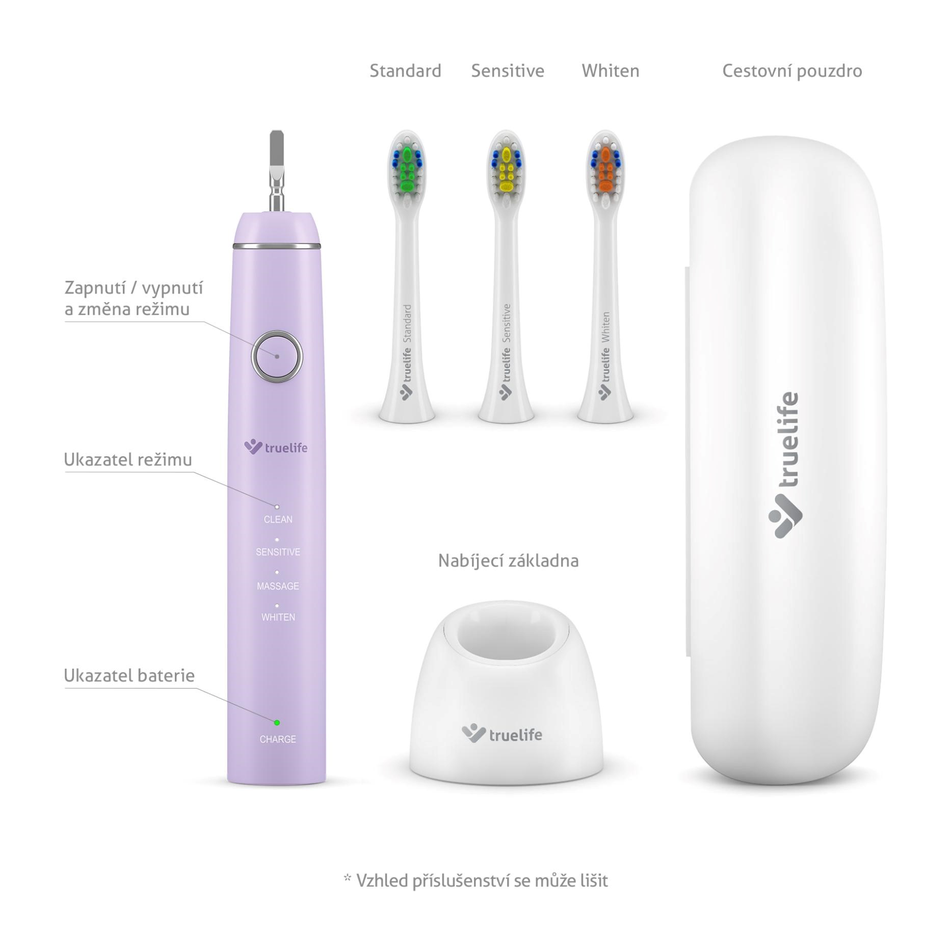 TrueLife SonicBrush Compact Duo Black /  Lavender4 