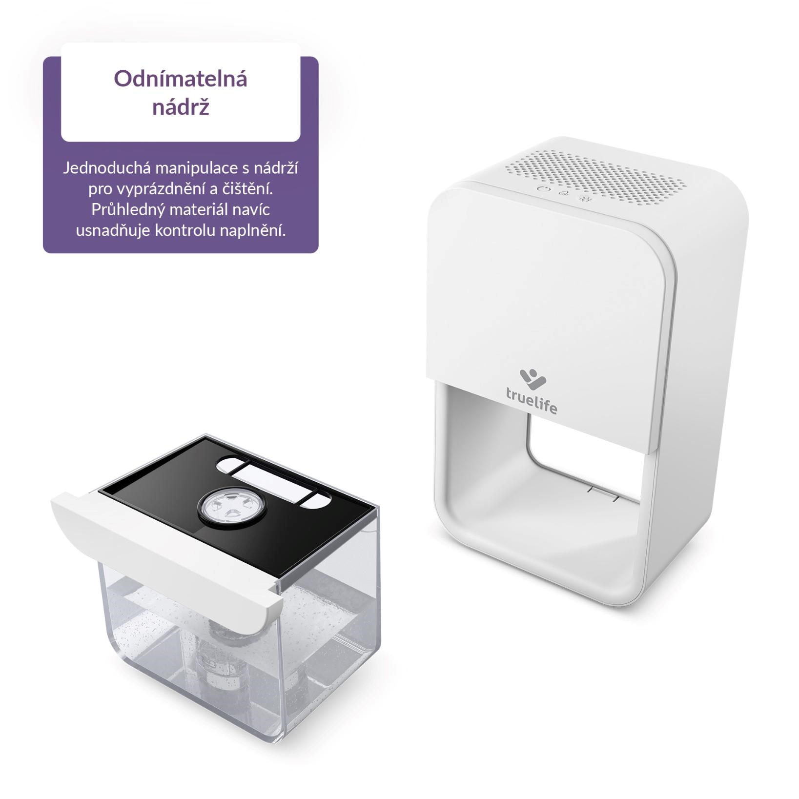 TrueLife AIR Dehumidifier DH3 White - odvlhčovač vzduchu1 