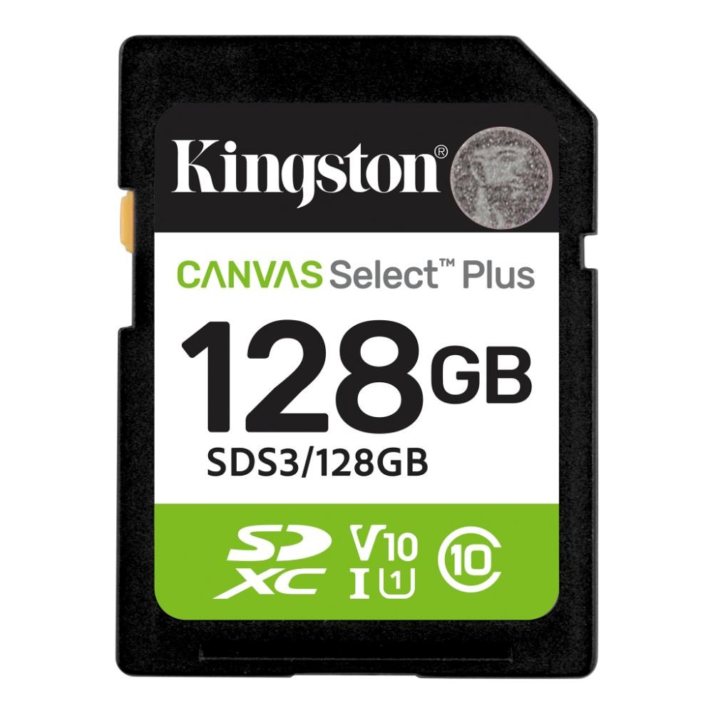 Kingston Canvas Select Plus/ SDXC/ 128GB/ UHS-I U1 / Class 10