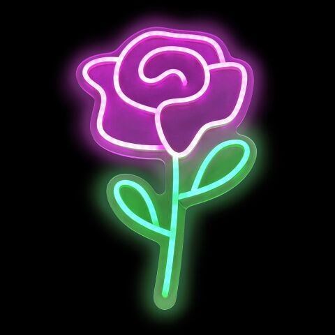 2Kids Toys LED NEON LIGHT lampička Růže0 