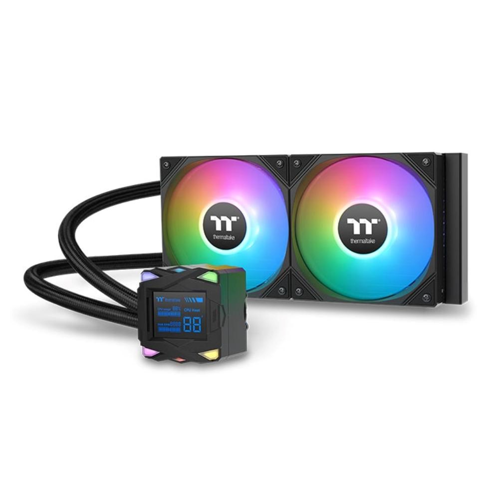 THERMALTAKE Vodní chladič LA240-S ARGB,  2x120mm ARGB,  LGA1851,  AM5,  černá0 