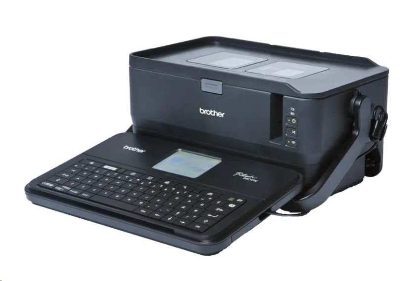BAZAR - BROTHER tiskárna štítků PT-D800W - 36mm,  pásky TZe,  tiskárna s velkým barevným displejem,  WIFI,  Klávesnící,  - Po2 