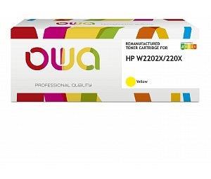 OWA Armor toner kompatibilný s HP W2202X, 220X, 5500st, žltá/ yellow