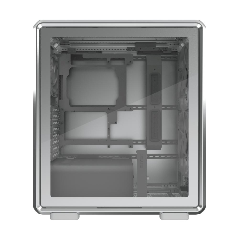 Cooler Master case MasterFrame 500 Mesh Silver,  Průhledná bočnice,  ATX,  2x 200mm Fan,  1x 120mm Fan,  Šedá5 