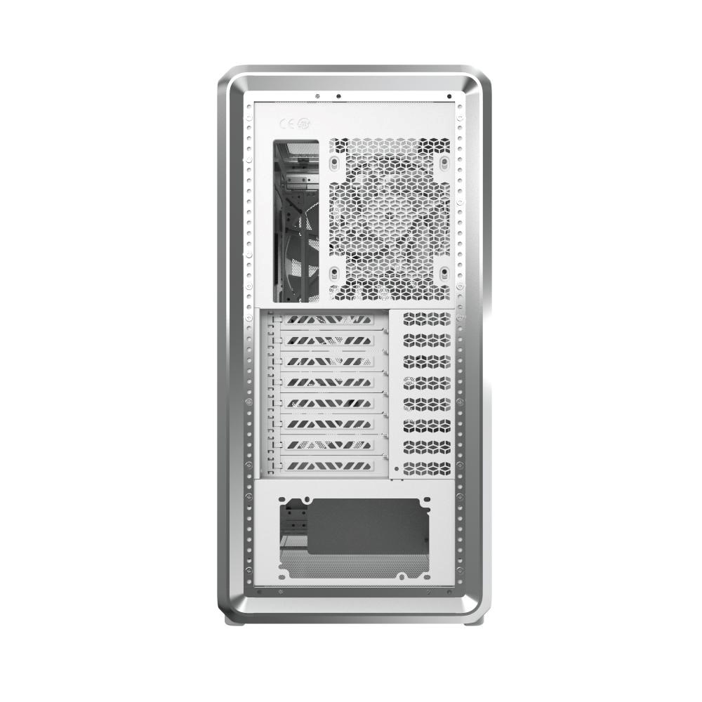 Cooler Master case MasterFrame 500 Mesh Silver,  Průhledná bočnice,  ATX,  2x 200mm Fan,  1x 120mm Fan,  Šedá0 