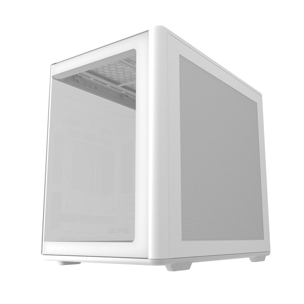 Cooler Master case Elite 600,  ATX,  Průhledná bočnice,  4x 120mm Fan,  Bílá3 