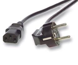 1stCOOL apájecí kabel pro PC vodiče 3x0, 75mm2, délka 1, 8m,  CE,  CB,  VDE0 