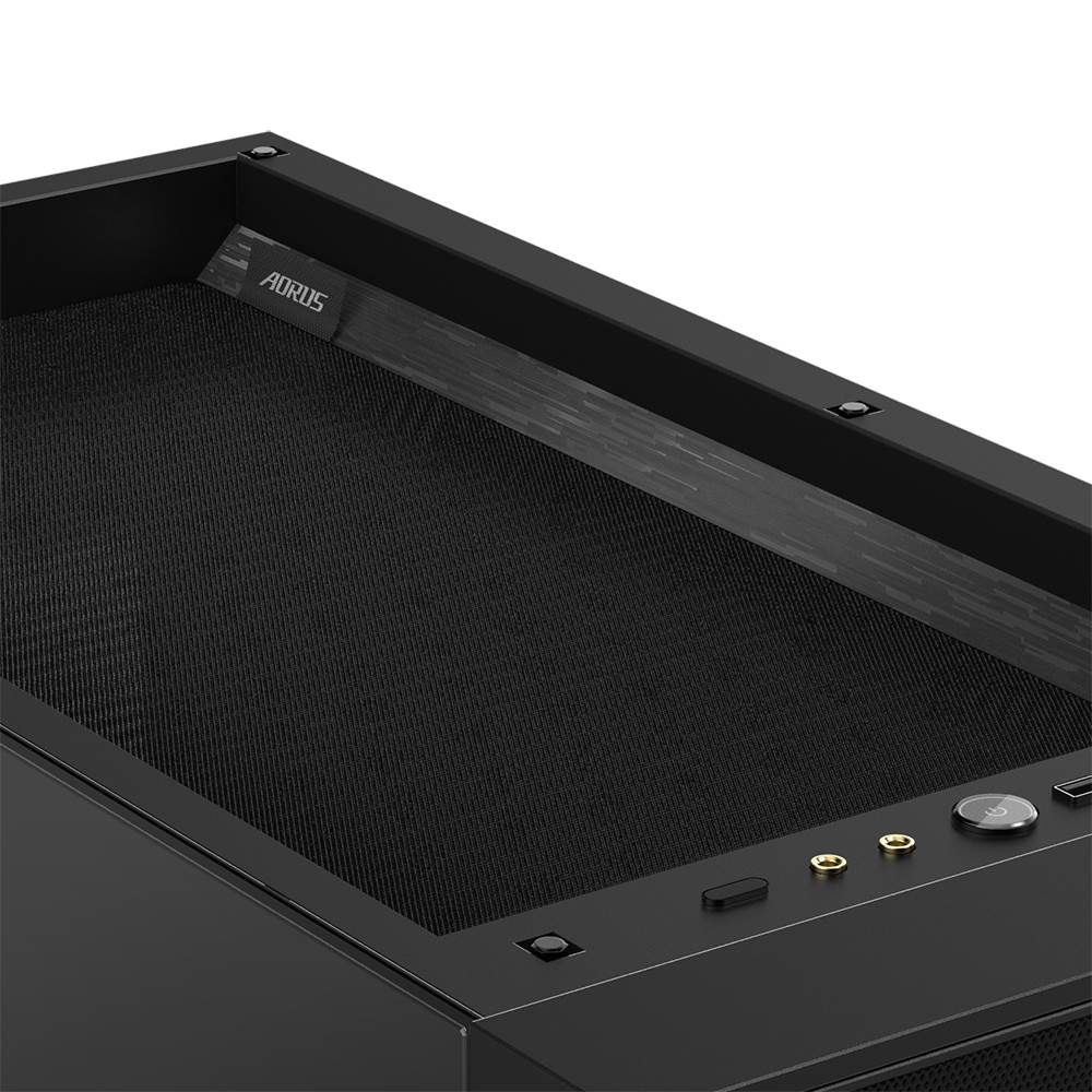 BAZAR - GIGABYTE case AORUS C500 GLASS,  bez zdroje,  průhledná bočnice,  Mid Tower,  černá - Poškozený obal (Komplet)10 