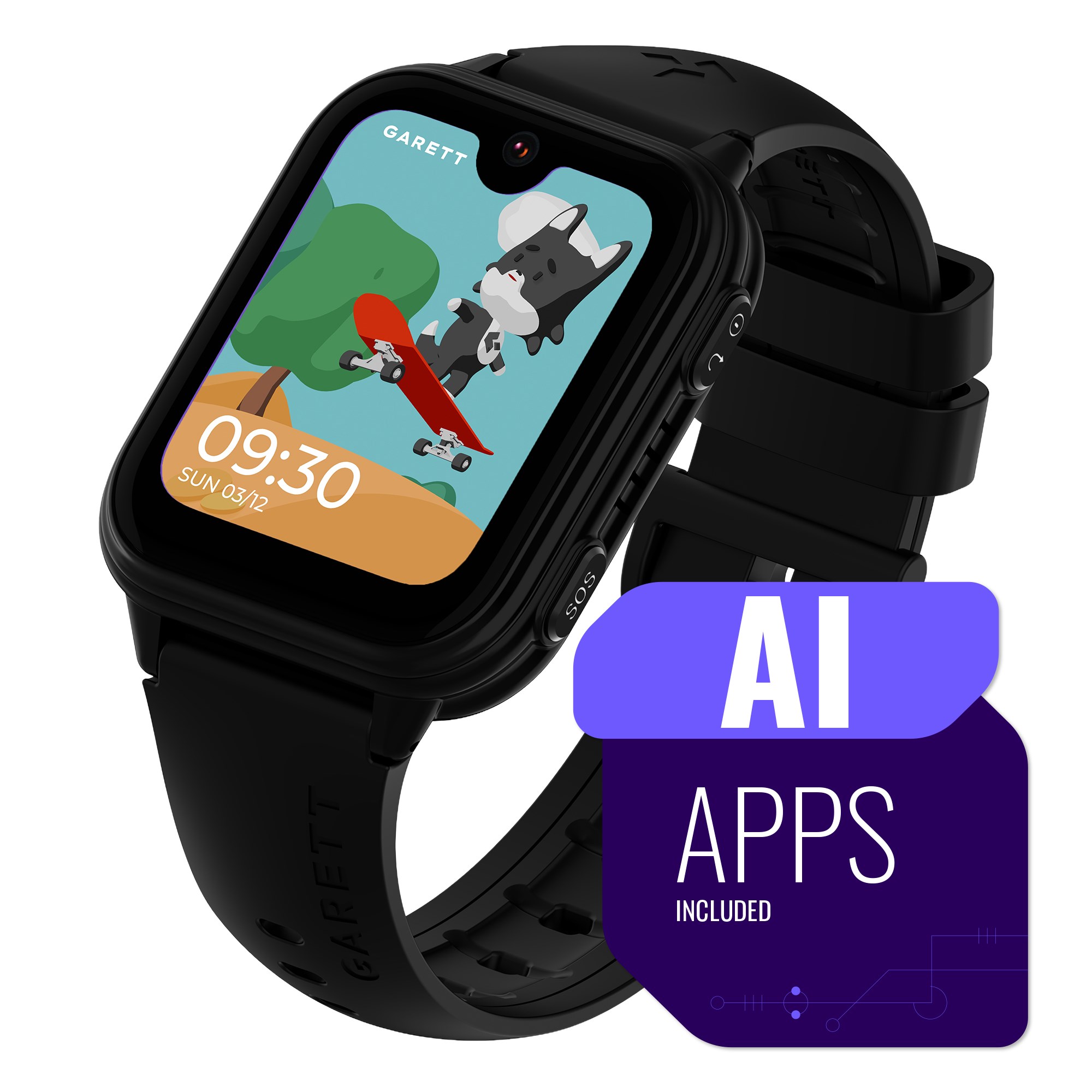 Garett Smartwatch Kids Vibe AI 4G Black2 