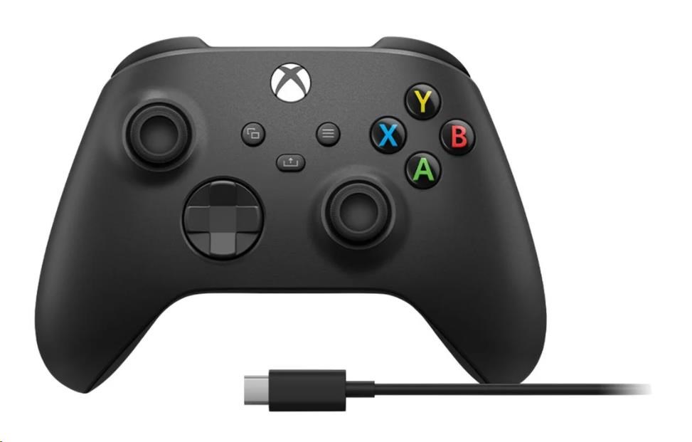 Xbox Wireless Controller černý + USB-C kabel2 