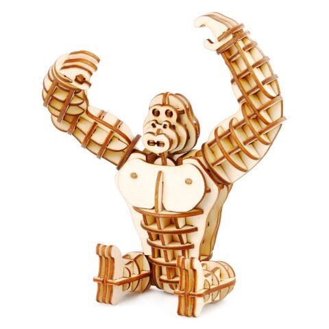 RoboTime dřevěné 3D puzzle Gorila0 