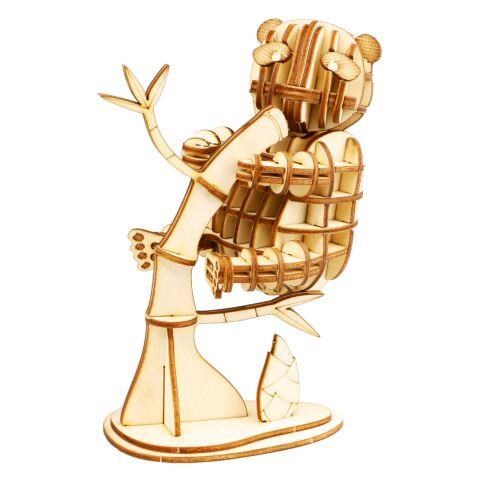 RoboTime dřevěné 3D puzzle Panda0 