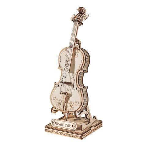 RoboTime dřevěné 3D puzzle Violoncello0 