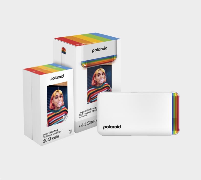 BAZAR - Polaroid Hi-Print Gen 2 E-box White - Poškozený obal (Komplet)0 