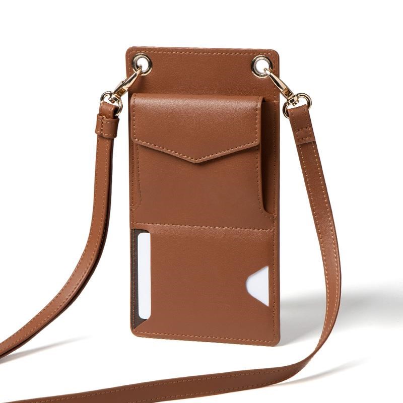 MYBALO Melissa minimalistická crossbody taška na telefon a peněženka v jednom0 