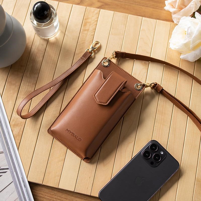 MYBALO Melissa minimalistická crossbody taška na telefon a peněženka v jednom5 