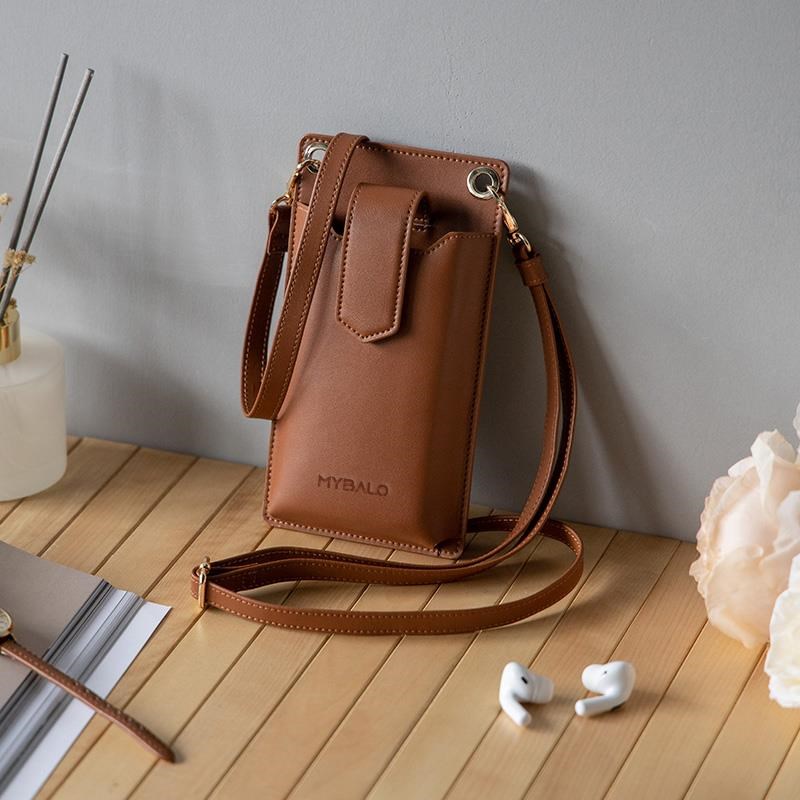 MYBALO Melissa minimalistická crossbody taška na telefon a peněženka v jednom6 