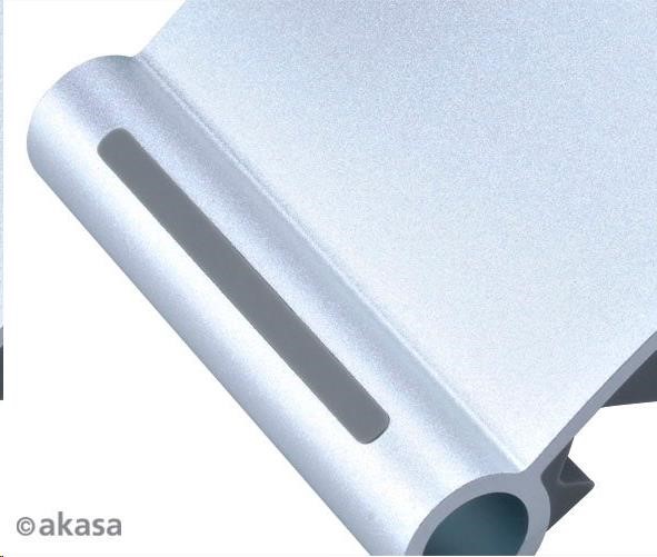 Stojan na tablet AKASA AK-NC054-GR,  hliník,  sivý1 