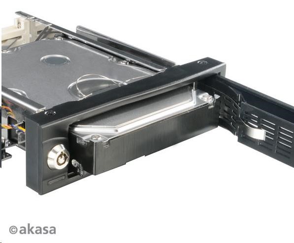 AKASA HDD box Lokstor M52,  1x 3.5
