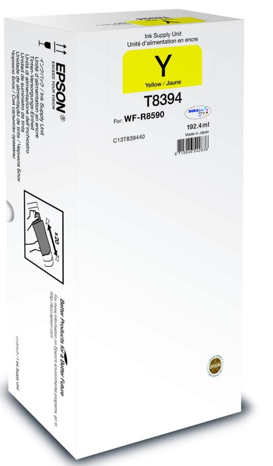 EPSON Ink bar Recharge XL pre A3 - 20.000 str. Žltá 192, 4 ml0 