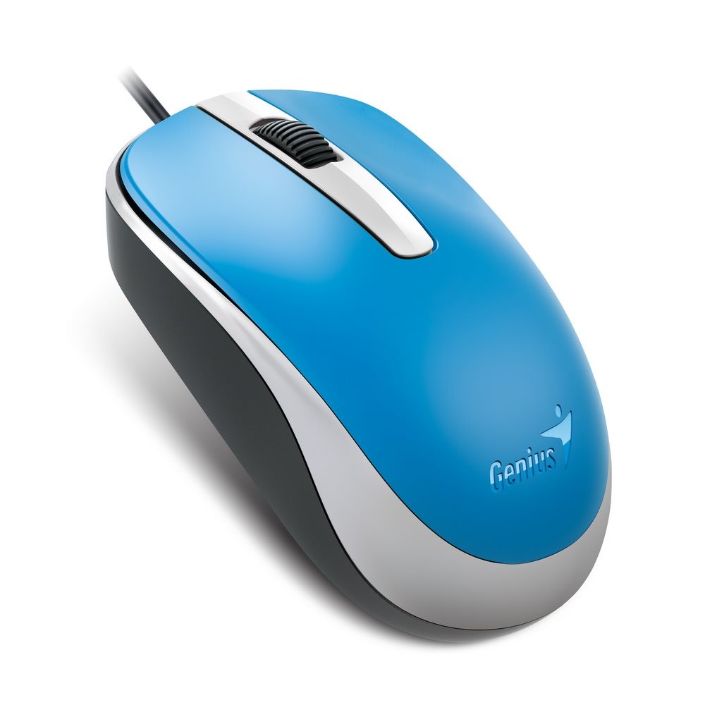 Myš GENIUS DX-120,  drôtová,  1200 dpi,  USB,  modrá0 