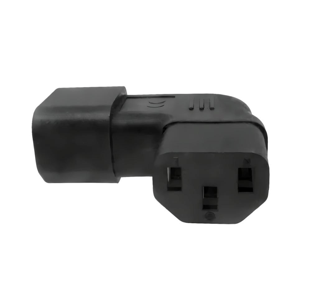Adaptér úhlový na stranu IEC C13 na IEC C14 napětí 230V,  10A1 