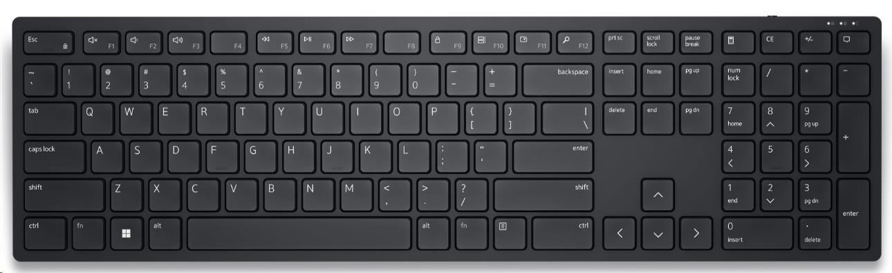 DELL KLÁVESNICA Wireless Keyboard - KB500 - Czech/Slovak (QWERTZ)1 